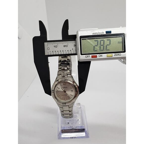 Women\'s Lorus sport watch. Silver face. LR 0656 main image 5